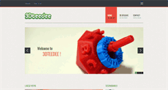Desktop Screenshot of 3dteedee.com